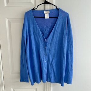 Vintage Designers Originals Oversized Cardigan Sweater 3x